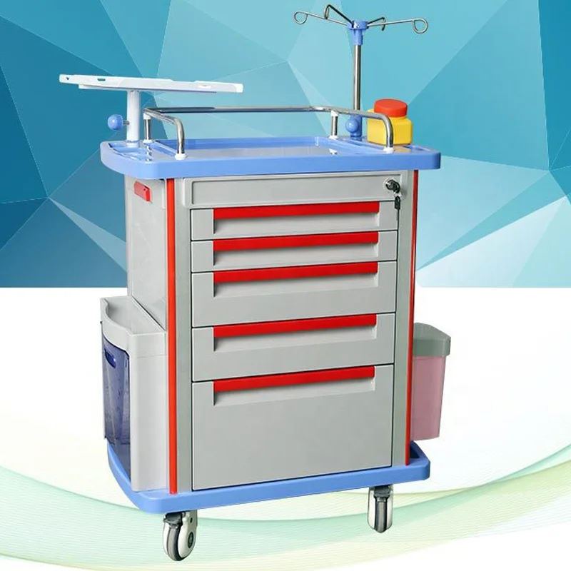 Use Emergency Treatment Abs Medicine Equipment Hospital Trolley For Sale