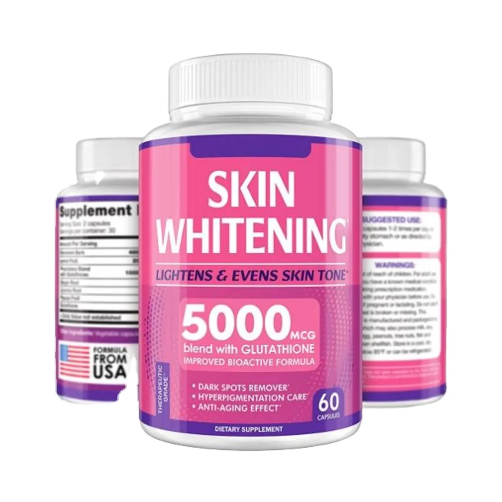 Collagen White Skin Care Capsules Non-GMO Health Supplement for Adults Beauty Product Not for Children or Teenagers
