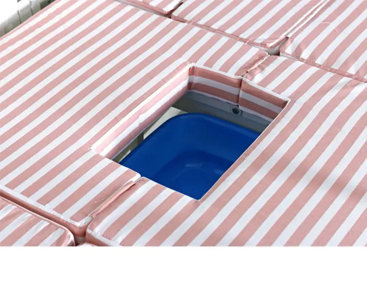 Wholesale Medical Equipment 3 cranks 5 Functions Manual Hospital Bed with Toilet