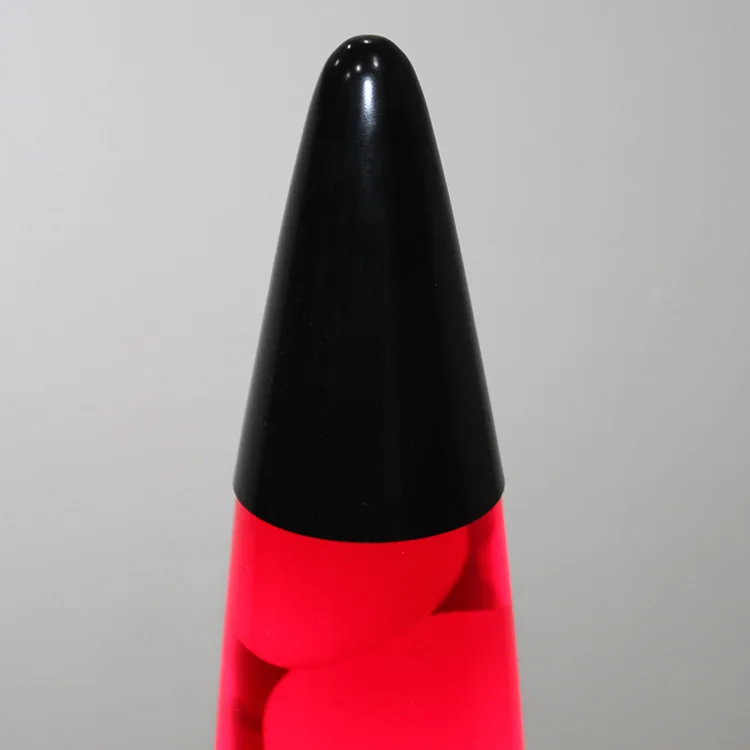 Retro funky lovely relaxation new style color changing rocket novelty plastic motion floating lava lamp
