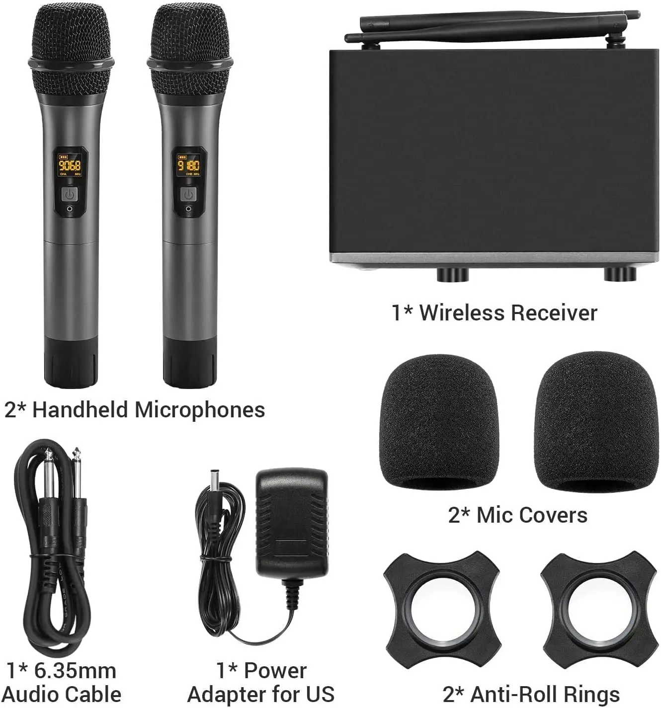Factory Tonor TW-820 Micros Sans Fil Professionnel Tonor TW-820 Mic Tonor TW 820 Wireless Microphone