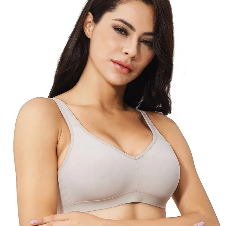 Starwin OEM&ODM Manufacturer Women Full Cup Support Bras Wireless Breathable Comfort Bralette Cotton Bra