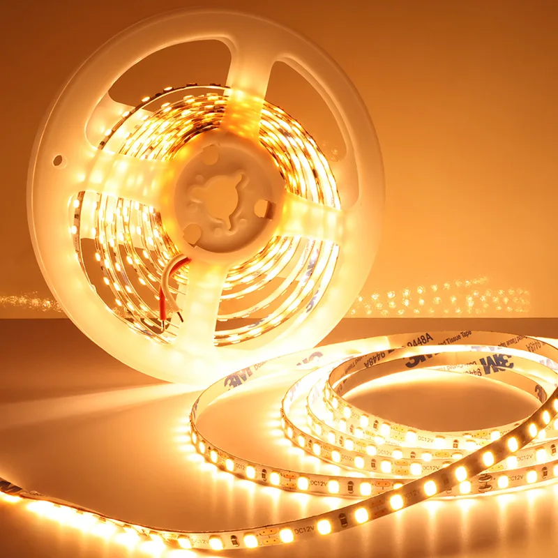 SMD2835 Led Strip Light 5M/10M Roll 8MM 10MM 3000K 4000K 6500K 60D 120D 240D 2500 lumens 12V 24v smd 2835 led strip light