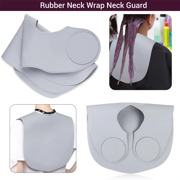 High Quality Hairdressing Cape Waterproof Silicone Shawl Barber Dye Hair Cutting Styling Shawl For Barbershop Tools