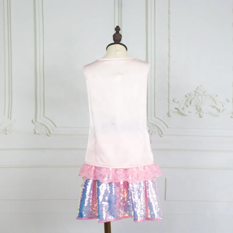 Stilnyashka 1454-15 New Summer Children girls dresses,fashion kids dresses for girls,Fuchsia Girls Skirts for Girl Kids