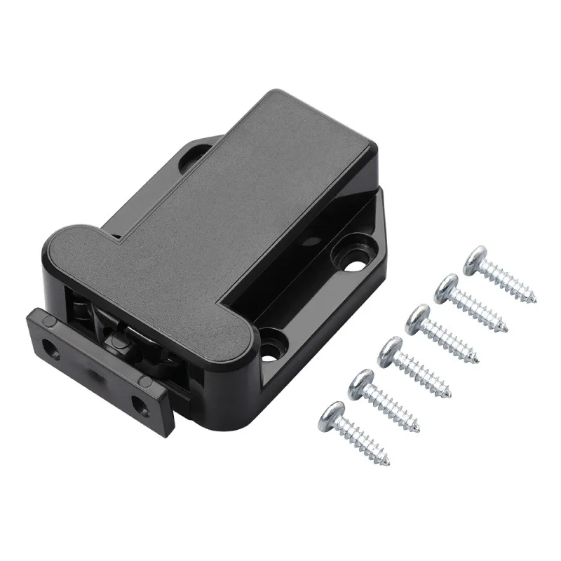 Wardrobe Push Open Cabinet Door Catch Latch Push to Open Magnetic Release System for Kitchen Under-mount