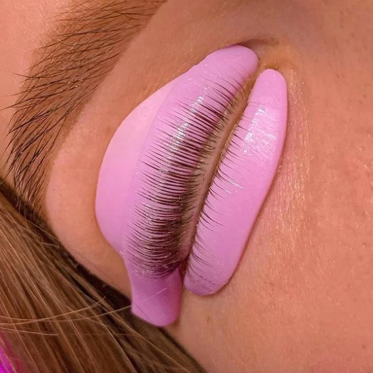 Набор силиконовых бигуди для завивки ресниц, розовые колодки для ресниц, плоские стержни, маленький размер xl, инструмент для перманентной завивки, корейский