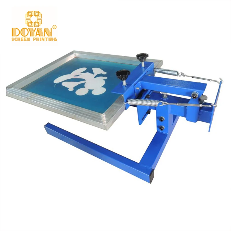 Single Color 1 Station Silk Screening Screenprint Press Screen Printing Machine