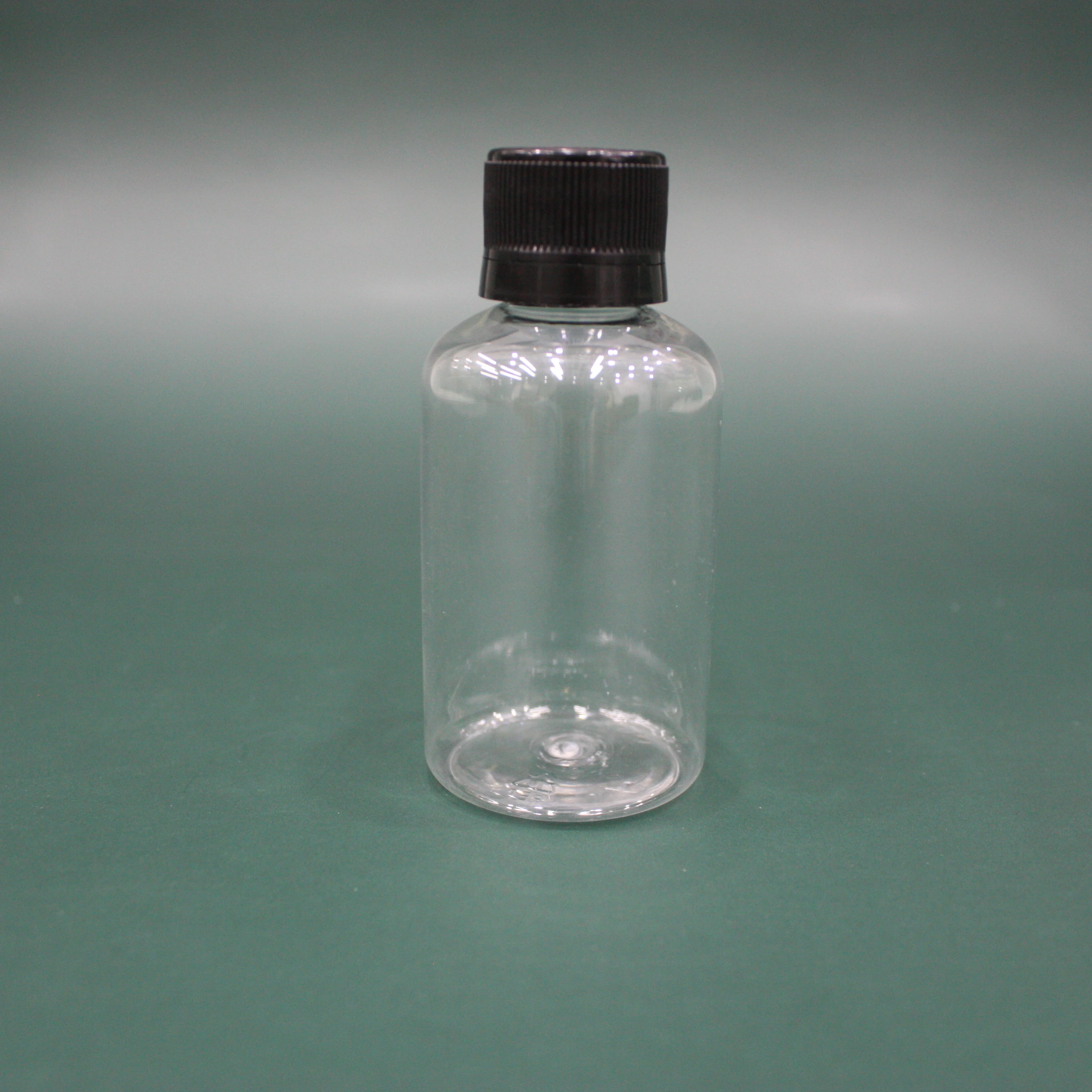 Luxurious Mini size hotel amenities travel cylinder  amber plastic bottle