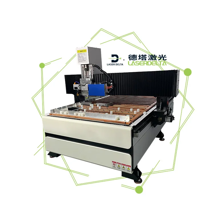 High Precision Smart Led Mirror Fiber Laser Etching Machine 120W Automatic Mirror Glass Laser Sandblasting Machine