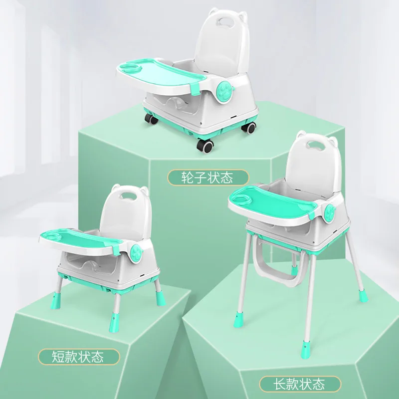 High chairs for baby feeding foldable high children seat kids chair higher portable adjustable with
