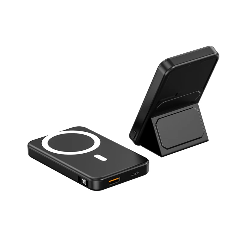 Custom Wholesale 15W Fast Charging Portable Magnetic Mini 10000mah Wireless Power Bank