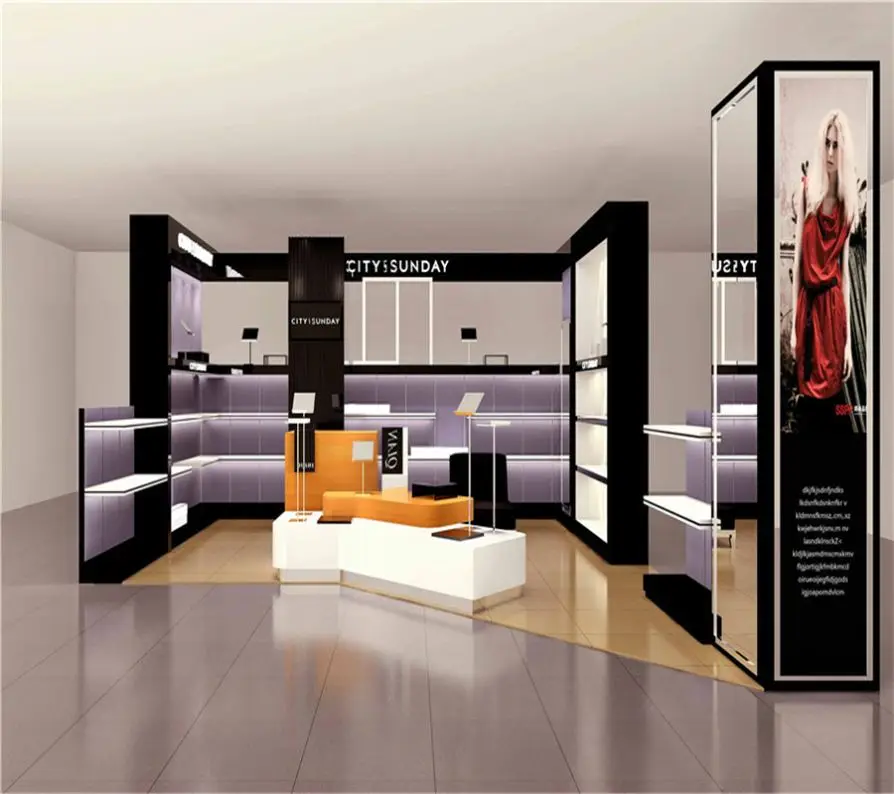 Магазин сумок Профессиональный розничный дизайн интерьера магазина обувного магазина дисплей Бесплатный коммерческий розничный дизайн обувного магазина