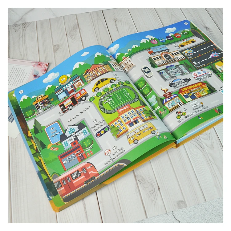 Children English Learning Book Engliah Letters Learn & Play Interactive Sound Book For Kids