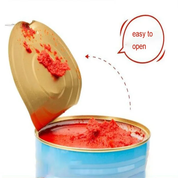 OEM ketchup packaging transparent 100% pure tomato paste 800g canned tomato ketchup