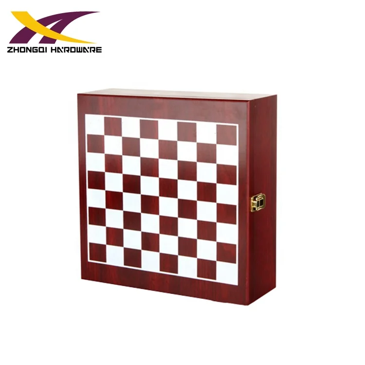 China manufacturer deluxe wooden box accessories wine opener gift set with chess set for 3bottles