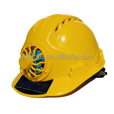 ABS shell solar construction working breathable cooling fan hard hat safety helmet constructions