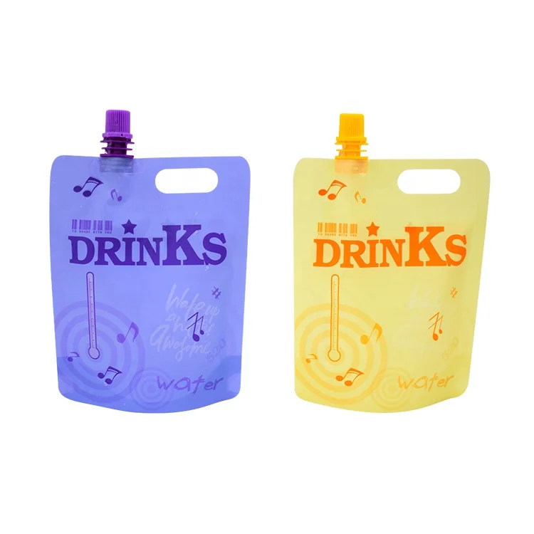 Customized Shake Instant Milky Tea Pouch Cold Brew Liquid Stand Up Spout pouch Bag with Nozzle