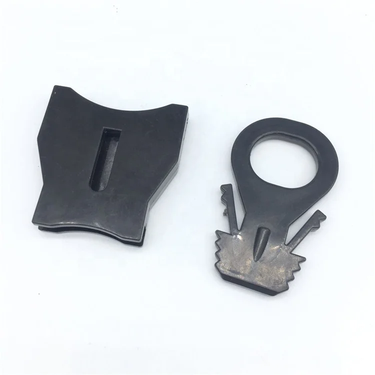 Factory wholesale clothing accessories, plastic rope lock spring plug/pull rope plug