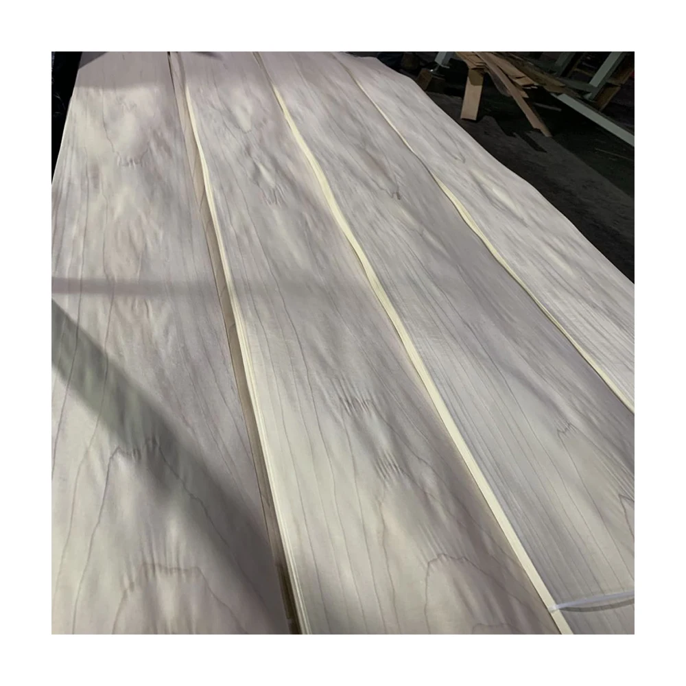 factory wholesale 0.5mm Natural Boxwood Engineered Wood Veneer Exotic Wood Veneer