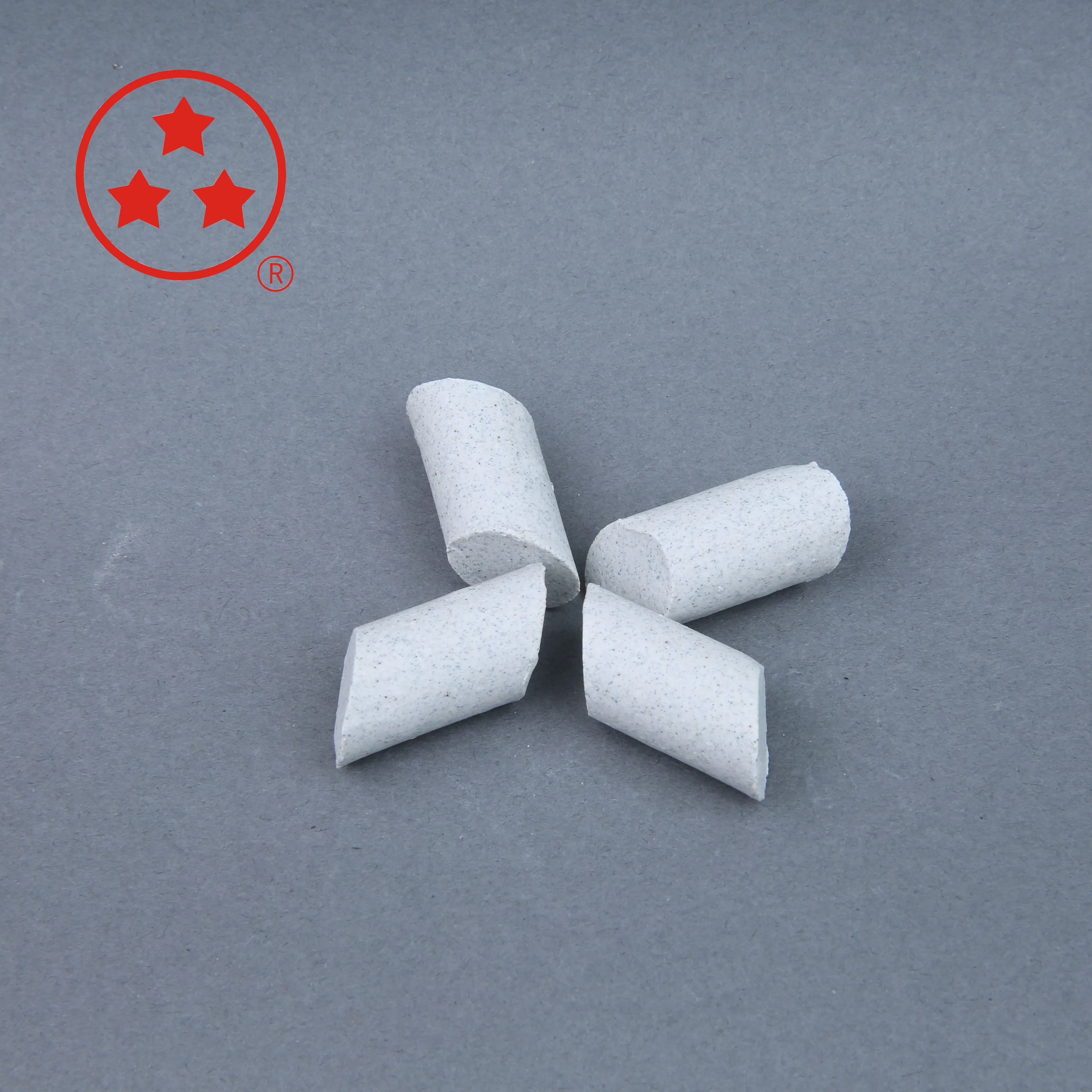 Ellipse Shape Deburring Polishing  Vibratory Finishing Media  for Finishing Grinding Deburring  Ceramic  Media