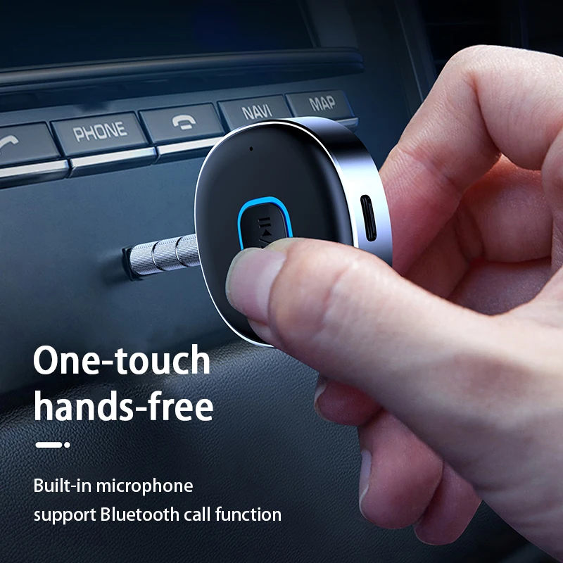 Новый дизайн JL-J33 Универсальный приемник Bluetooth 3 5 мм AUX беспроводной аудио встроенный микрофон Bt 0 адаптер Handsfree