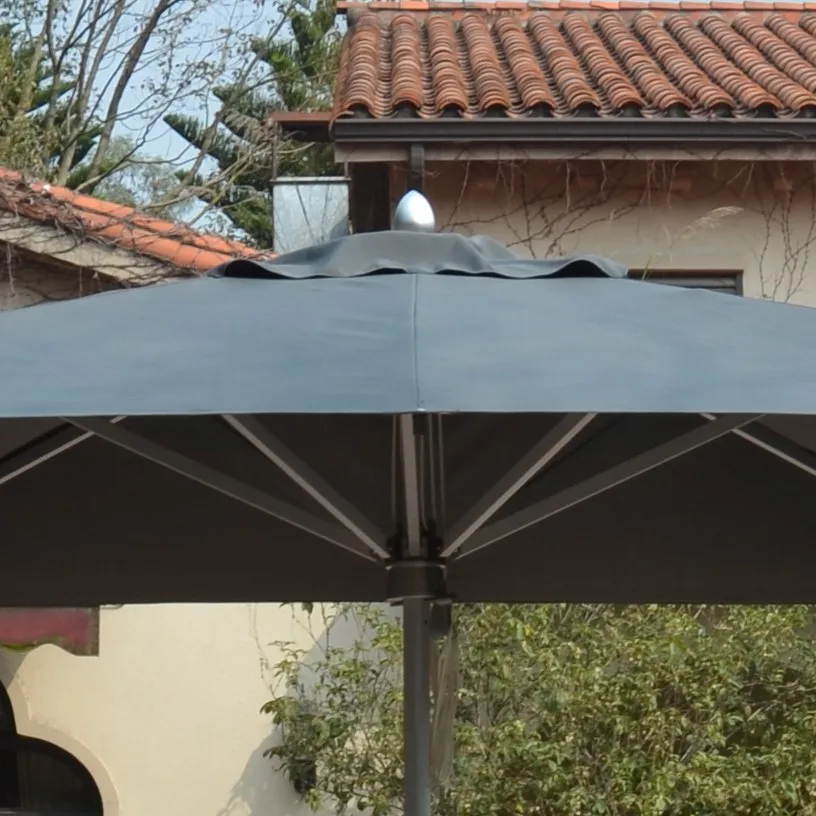 3x3M Square aluminium alloy big outdoor umbrella for outdoor furniture outdoor table pool umbrella outdoor