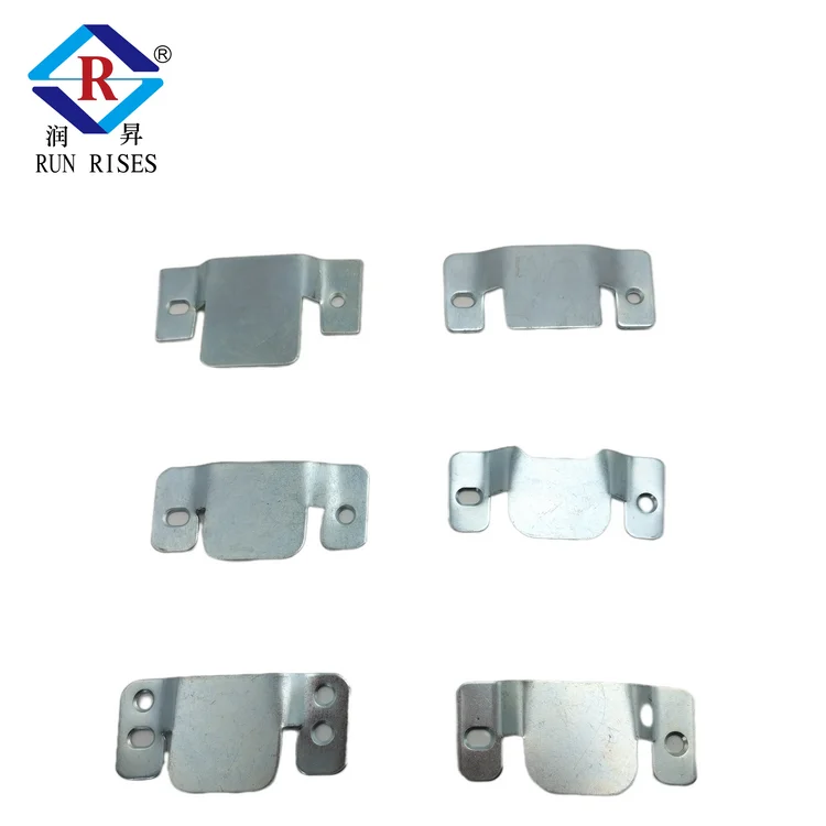 G42 Hot sale sofa connector furniture use Fasteners Mountain shape hinge white zinc