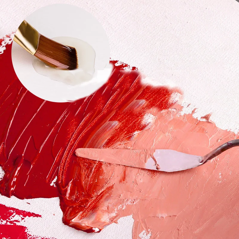 Professional Art Supplies Hand Painting Canvas Roll Cotton Linen Blend Blank White Art Canvas For Professional Artist