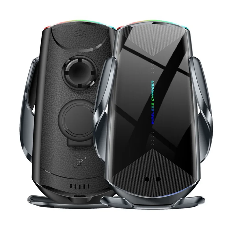 Wireless Car Charger Phone Mount 10W Car Charger 360 Rotatable Auto-Clamping Air Vent Phone Holder Car Mount Charger