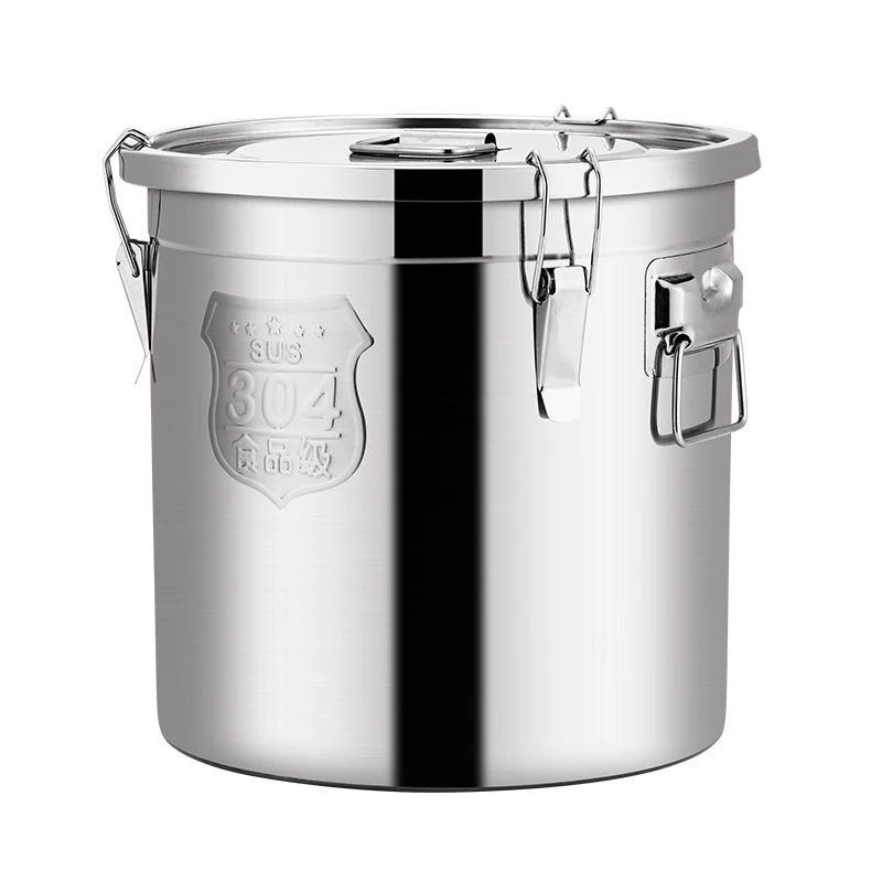 Герметичное ведро из нержавеющей стали 304, силиконовая пивная бочка большой емкости, герметичные складские горшки
