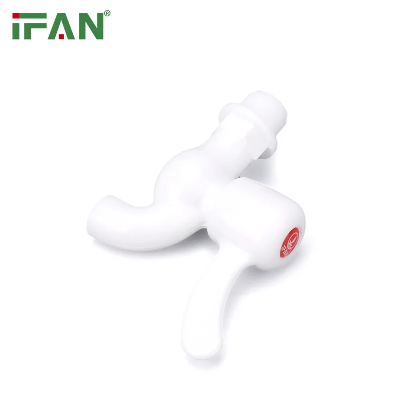 IFAN High Quality White Garden Pvc Plastic Faucet Pvc Water Tap