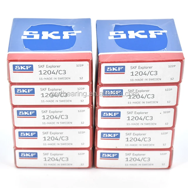 C3 оформление оригинальный шведский шарикоподшипник SKF 1204 стальной латунный корпус
