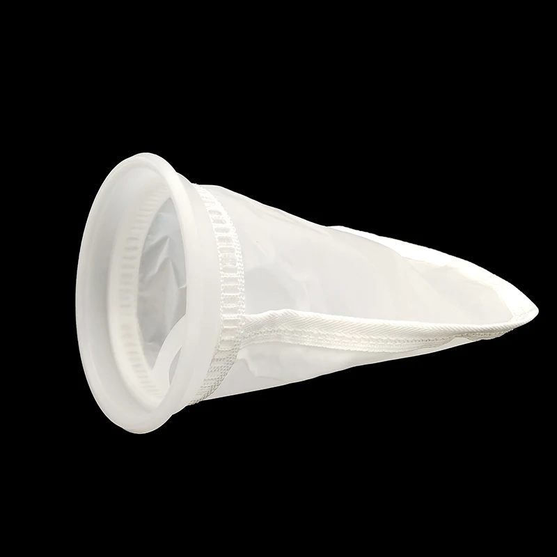 Plastic ring liquid filter bag nylon Mesh 150 Micron