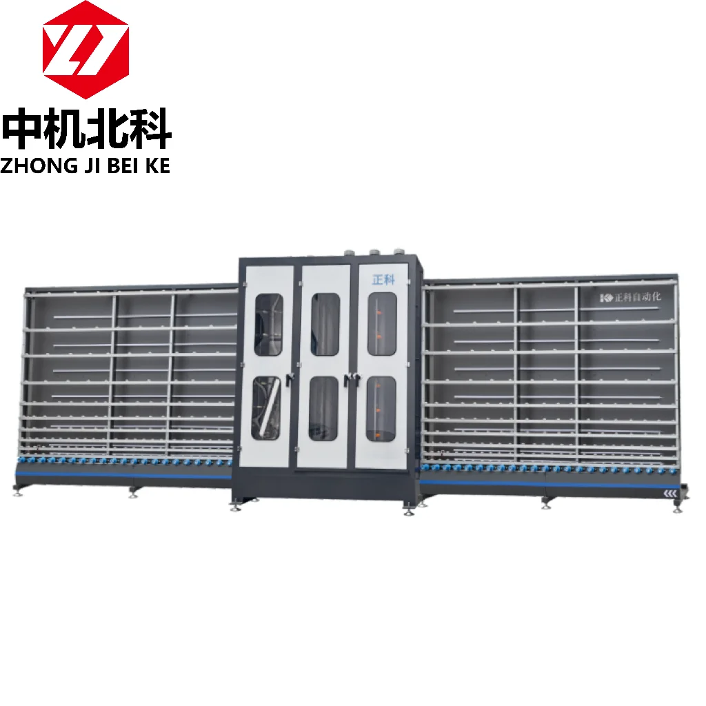 Automated Vertical Double Glazing Window Flat Glass Washing Machine for All Variety of Glass With Facade Glass Washer And Dryer