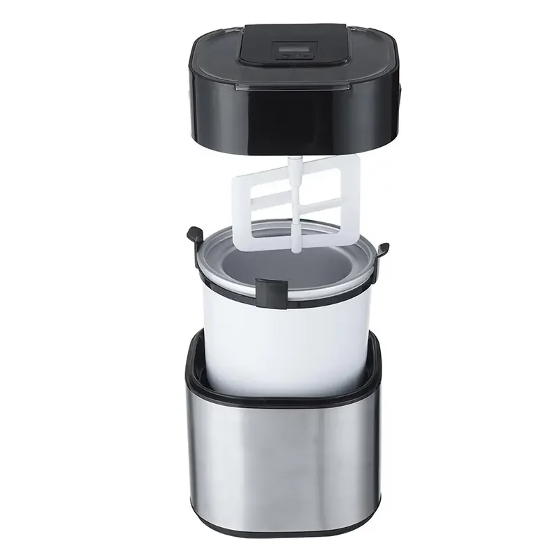 Hot Sale OEM Household Ice Cream Maker 1.5 L Automatic Homemade Ice Cream Maker