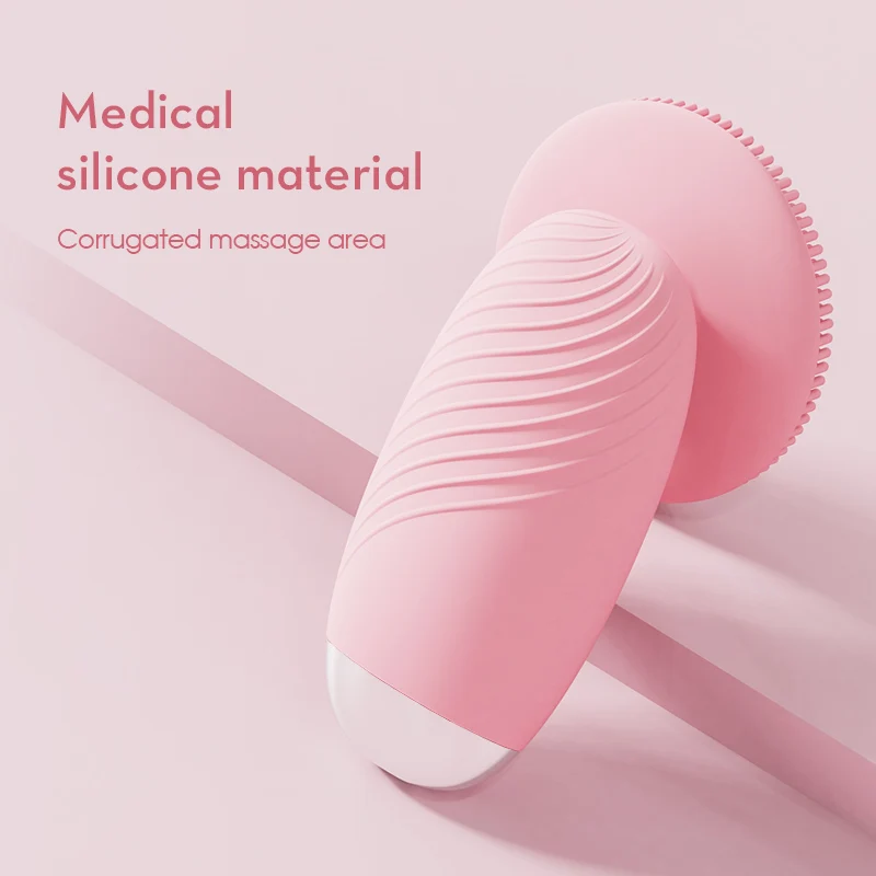 
Vkk Supplier Electric Face Pore Cleanser Skin Care Beauty Facial Cleansing Brush Device 
