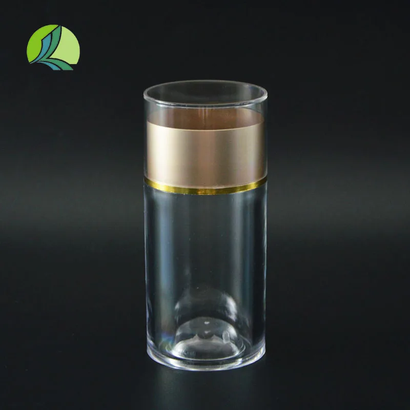 Pharmaceutical 60cc Luxury PS Transparent Supplement Empty Vitamin Container Healthcare Pill Tablet Medicine Plastic Bottle