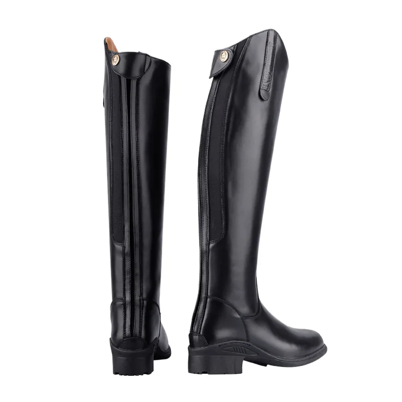 Unisex Cowhide Equestrian Boots for Adults High Quality Durable Sports Riding Boot with Custom Logo