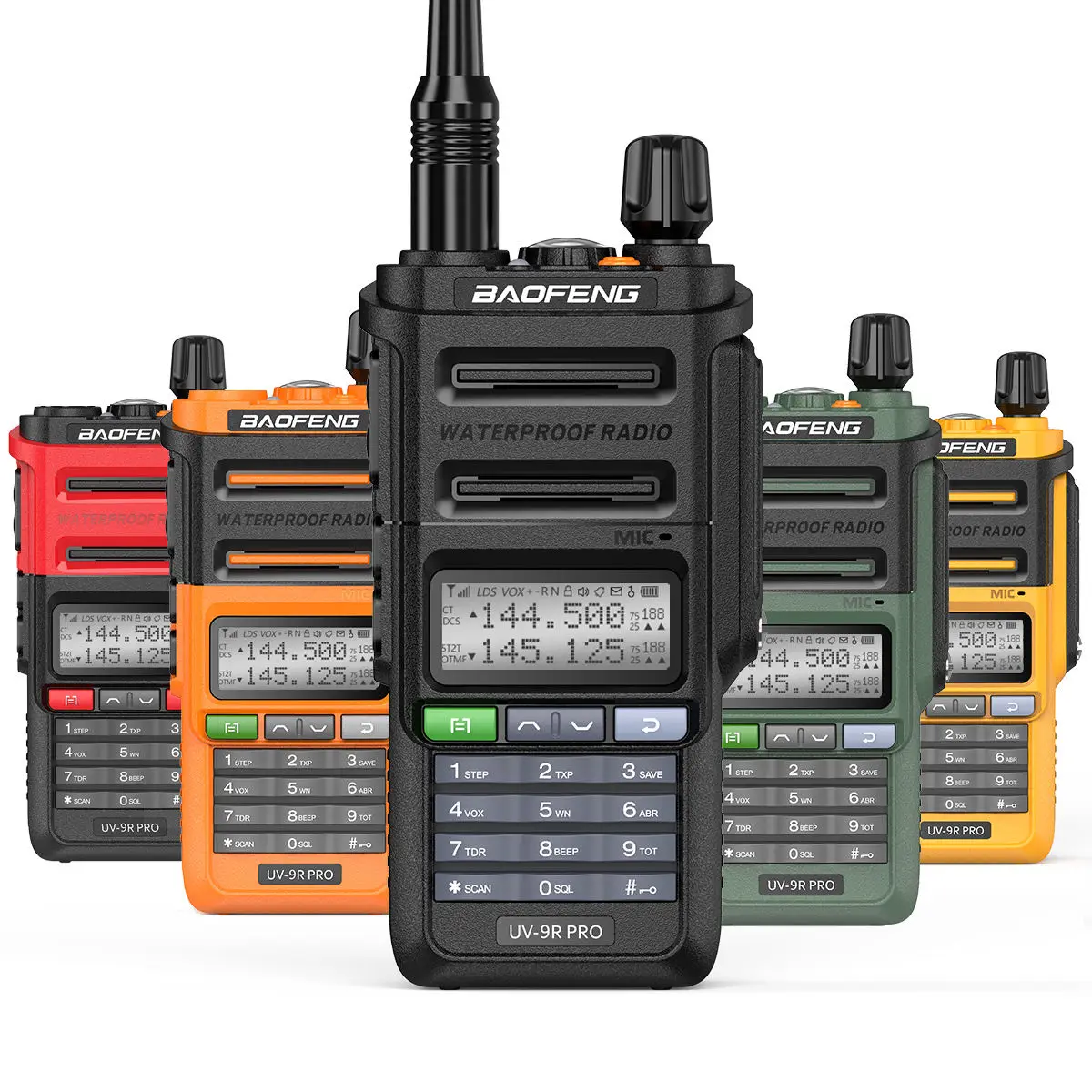Baofeng UV-9R PRO Walkie Talkie IP68 Waterproof High Power Handheld Two Way Radio
