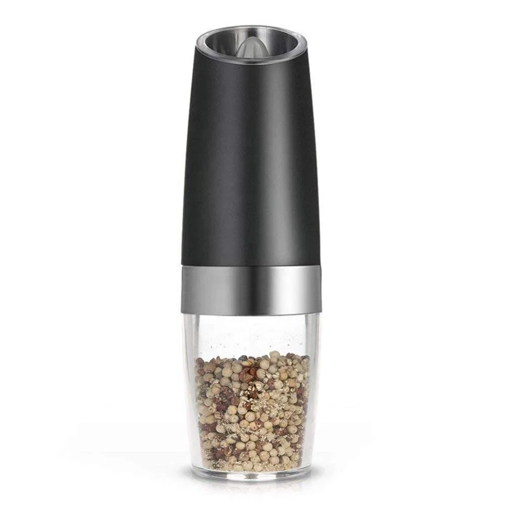 
Hot sale Gravity Electric Salt and Pepper Grinder with Blue LED Light Household Automatic pepper mill 