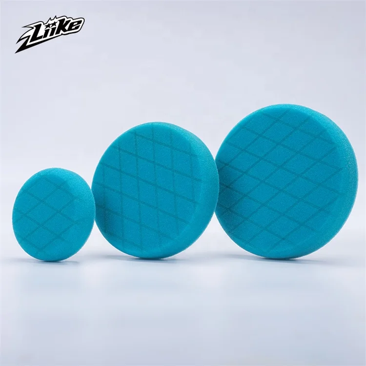 Liike 5 Inch 130mm Foam Buffing Pads round Car Detailing CR Polishing Pads DA Buffer Pad Polisher Use Made Sponge