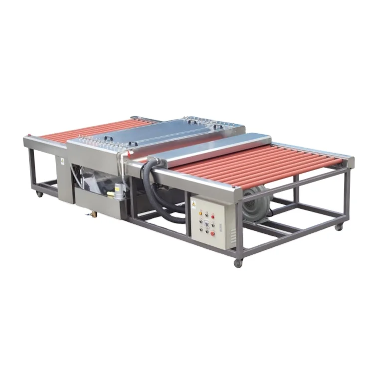China Manufacturer Supply Hot Air Drying Horizontal Glass Washing Machine