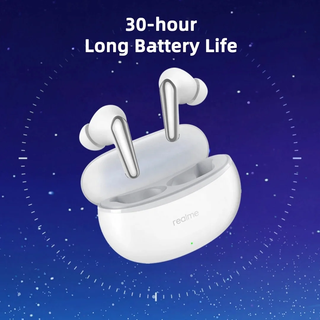 Realme Buds Air 3 Neo TWS Earphone 30 Hours Battery Life AI ENC Call Noise Cancellation IPX5 Waterproof
