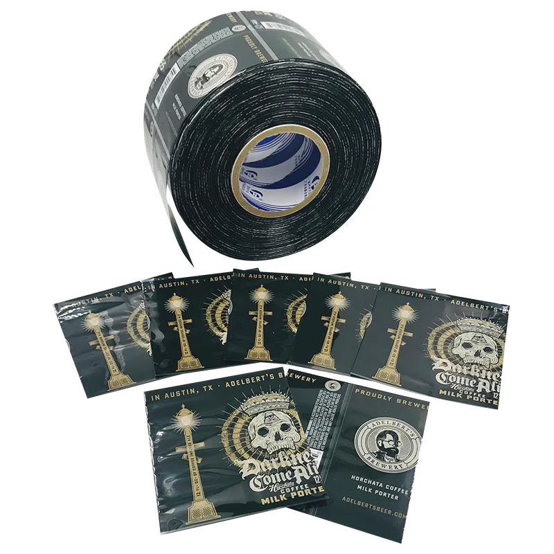 Cheap shrink label for beverage bottle custom capshrink beer