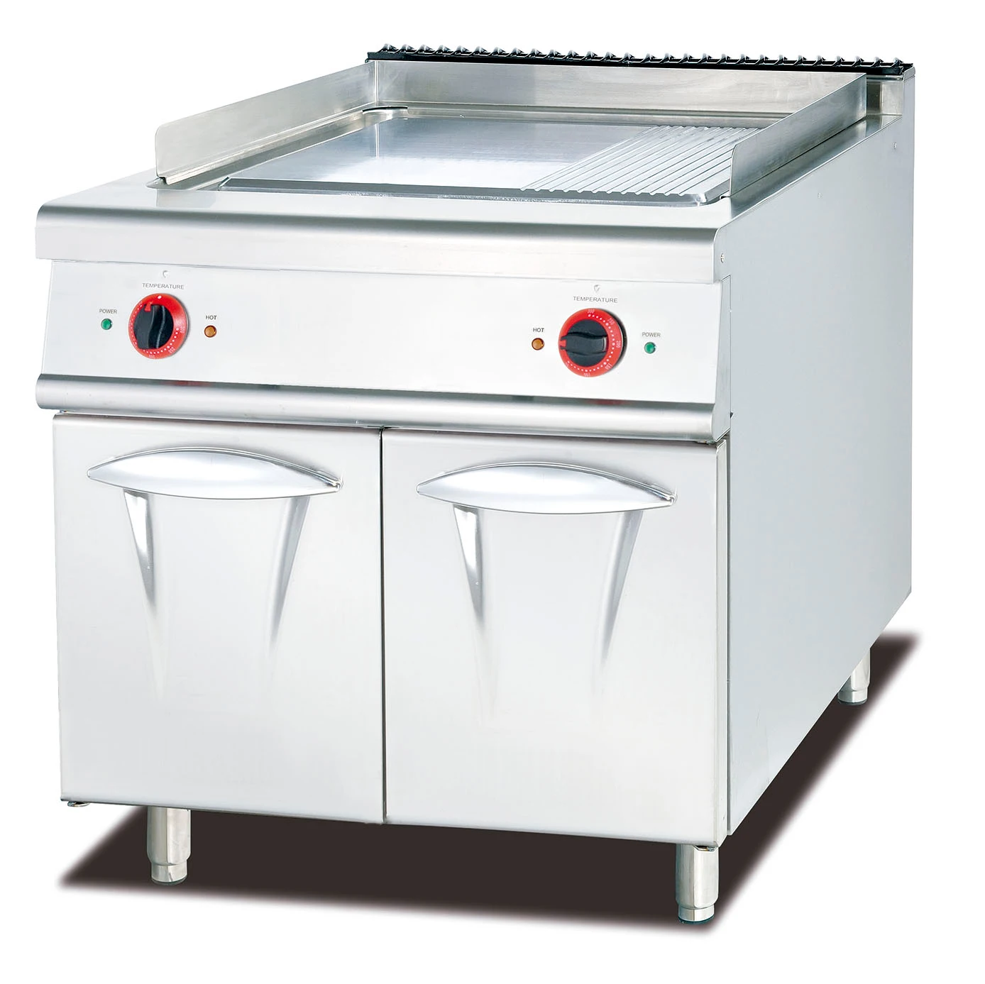 RM Commercial bbq restaurant kitchen stainless steel cooking gas electric burger griddle & stand grill pan flat plate heavy duty