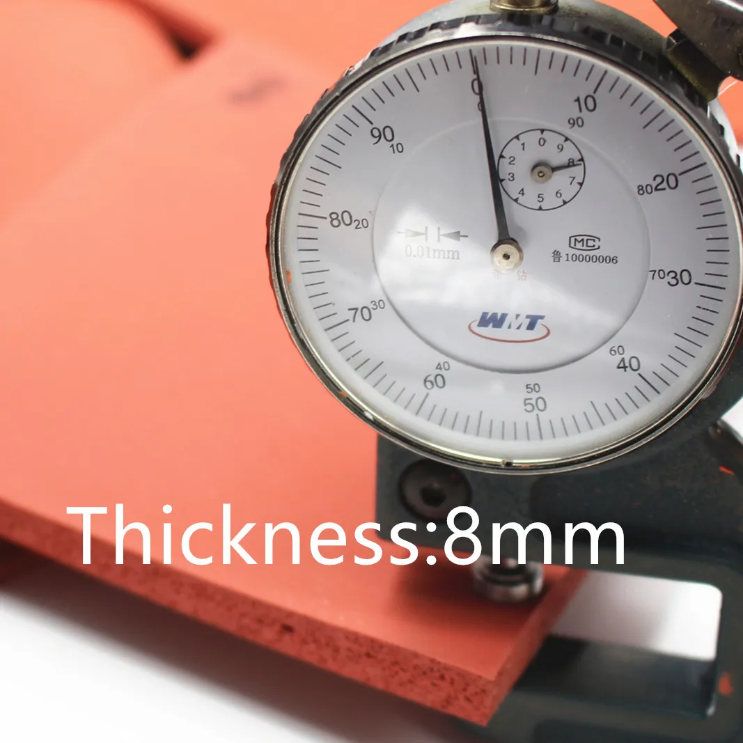 Factory direct silicone foam Heat-resistant Sponge silicone  sealed shock-absorbing foam silicone rubber sheet 8 * 500 * 500mm