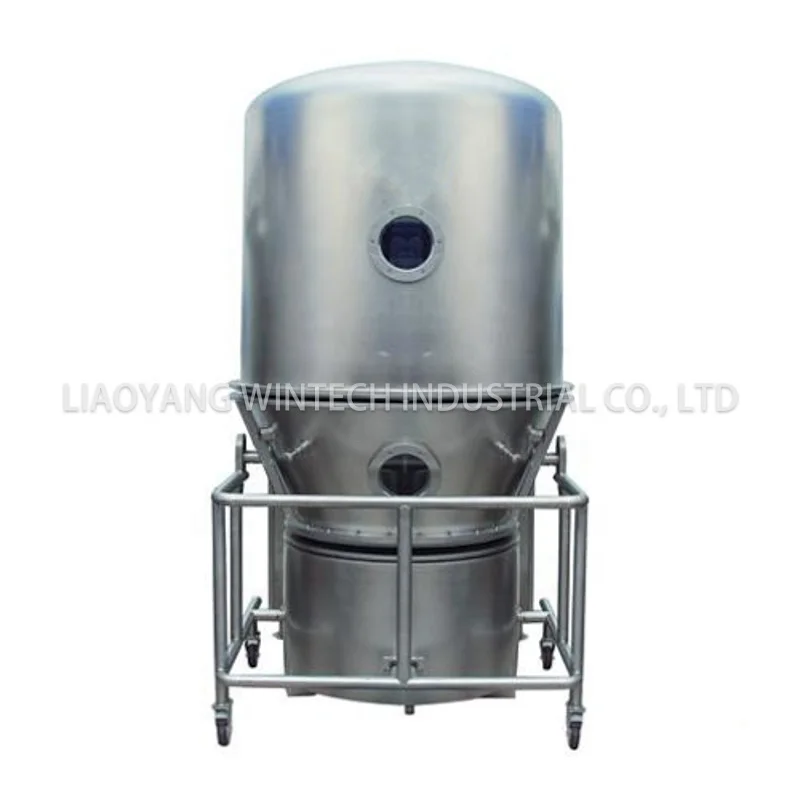  Industrial batch vertical fluid bed dryer for