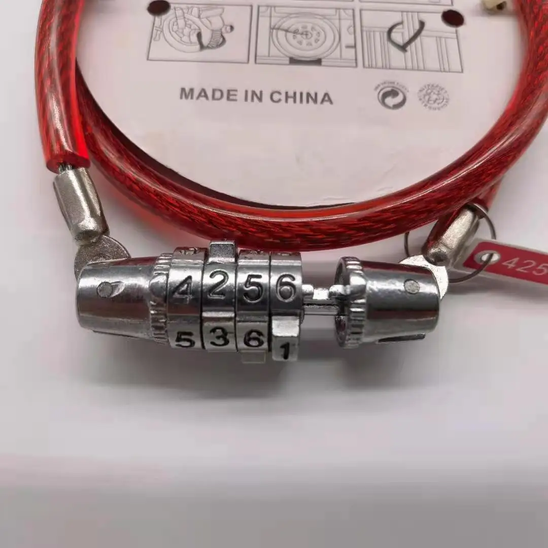 
Factory new product cheap chain lock safety outdoor lock bicycle password lock 