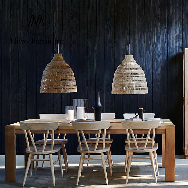 custom furniture Contemporary home Natural White Oak Solid Wood Dining Table dining room table and chair 10 12 seats combination